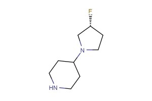(R)-4-(3-fluoro-pyrrolidin-1-yl)-piperidine