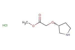 methyl (R)-2-(pyrrolidin-3-yloxy)acetate hydrochloride