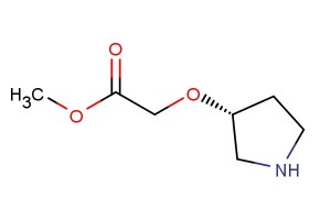 methyl (R)-2-(pyrrolidin-3-yloxy)acetate