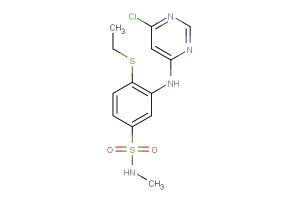 3-((6-chloropyrimidin-4-yl)amino)-4-(ethylthio)-N-methylbenzenesulfonamide