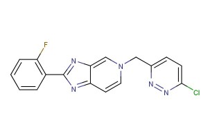 5-((6-chloropyridazin-3-yl)methyl)-2-(2-fluorophenyl)-5H-imidazo[4,5-c]pyridine