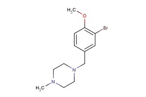 1-[(3-bromo-4-methoxyphenyl)methyl]-4-methylpiperazine