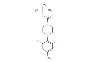tert-butyl 4-(4-amino-2,6-difluorophenyl)piperazine-1-carboxylate