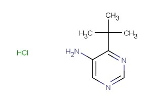 4-(tert-butyl)pyrimidin-5-amine hydrochloride