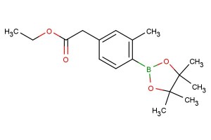ethyl 2-(3-methyl-4-(4,4,5,5-tetramethyl-1,3,2-dioxaborolan-2-yl)phenyl)acetate