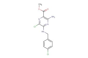 methyl 3-amino-6-chloro-5-((4-chlorobenzyl)amino)pyrazine-2-carboxylate