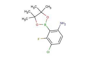 4-chloro-3-fluoro-2-(4,4,5,5-tetramethyl-1,3,2-dioxaborolan-2-yl)aniline