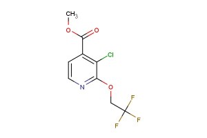 methyl 3-chloro-2-(2,2,2-trifluoroethoxy)isonicotinate