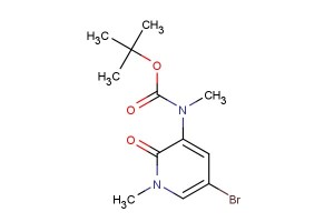 tert-butyl 5-bromo-1-methyl-2-oxo-1,2-dihydropyridin-3-yl(methyl)carbamate