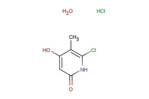6-chloro-4-hydroxy-5-methylpyridin-2(1H)-one hydrochloride hydrate
