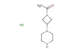 1-(3-(piperazin-1-yl)azetidin-1-yl)ethanone hydrochloride