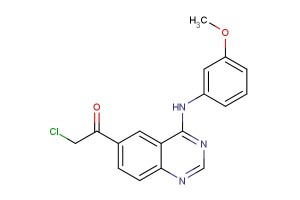 2-chloro-1-(4-((3-methoxyphenyl)amino)quinazolin-6-yl)ethan-1-one