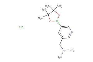 N,N-dimethyl-1-(5-(4,4,5,5-tetramethyl-1,3,2-dioxaborolan-2-yl)pyridin-3-yl)methanamine hydrochloride