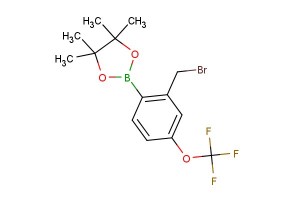 2-(2-(bromomethyl)-4-(trifluoromethoxy)phenyl)-4,4,5,5-tetramethyl-1,3,2-dioxaborolane