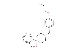 1'-(4-(2-fluoroethoxy)benzyl)-3H-spiro[isobenzofuran-1,4'-piperidine]