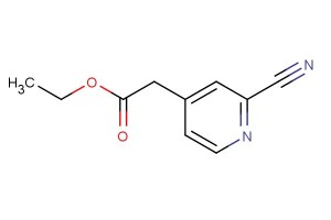 ethyl 2-(2-cyanopyridin-4-yl)acetate