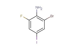 2-bromo-6-fluoro-4-iodoaniline