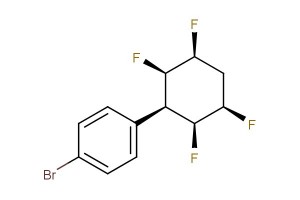 benzene, 1-bromo-4-[(2S,3R,5S,6R)-2,3,5,6-tetrafluorocyclohexyl]-, rel-