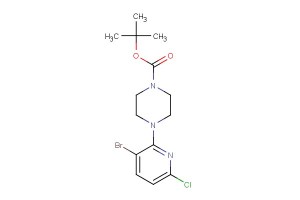 tert-butyl 4-(3-bromo-6-chloropyridin-2-yl)piperazine-1-carboxylate
