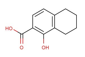 1-hydroxy-5,6,7,8-tetrahydronaphthalene-2-carboxylic acid