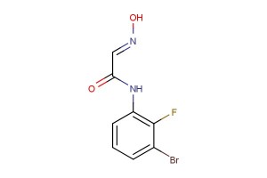 (E)-N-(3-bromo-2-fluorophenyl)-2-(hydroxyimino)acetamide