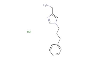 (1-(3-phenylpropyl)-1H-imidazol-4-yl)methanamine hydrochloride