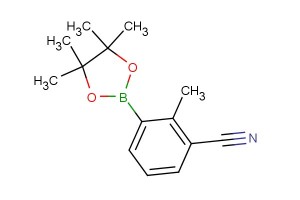 2-methyl-3-(4,4,5,5-tetramethyl-1,3,2-dioxaborolan-2-yl)benzonitrile