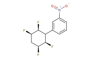 Benzene, 1-nitro-3-[(2S,3R,5S,6R)-2,3,5,6-tetrafluorocyclohexyl]-, rel-