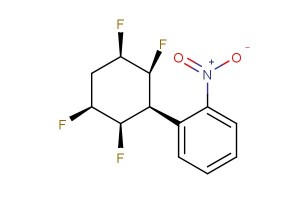 Benzene, 4-nitro-3-[(2S,3R,5S,6R)-2,3,5,6-tetrafluorocyclohexyl]-, rel-