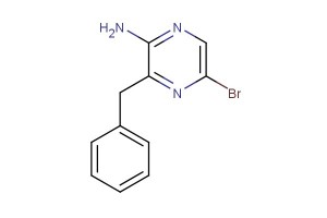 3-benzyl-5-bromopyrazin-2-amine