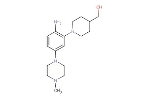 (1-(2-amino-5-(4-methylpiperazin-1-yl)phenyl)piperidin-4-yl)methanol