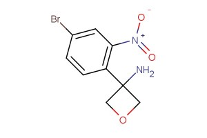 3-(4-bromo-2-nitrophenyl)oxetan-3-amine