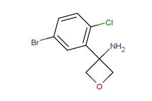 3-(5-bromo-2-chlorophenyl)oxetan-3-amine