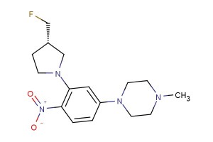 (S)-1-(3-(3-(fluoromethyl)pyrrolidin-1-yl)-4-nitrophenyl)-4-methylpiperazine