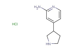 4-(pyrrolidin-3-yl)pyridin-2-amine hydrochloride