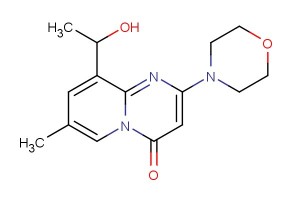 9-(1-hydroxyethyl)-7-methyl-2-morpholino-4H-pyrido[1,2-a]pyrimidin-4-one