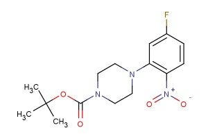 tert-butyl 4-(5-fluoro-2-nitrophenyl)piperazine-1-carboxylate