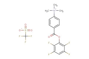 N,N,N-trimethyl-4-((2,3,5,6-tetrafluorophenoxy)carbonyl)benzenaminium trifluoromethanesulfonate