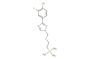 2-fluoro-4-(1-((2-(trimethylsilyl)ethoxy)methyl)-1H-1,2,4-triazol-3-yl)phenol