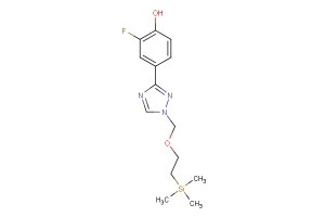 2-fluoro-4-(1-((2-(trimethylsilyl)ethoxy)methyl)-1H-1,2,4-triazol-3-yl)phenol