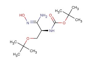 (R,Z)-tert-butyl (1-amino-3-(tert-butoxy)-1-(hydroxyimino)propan-2-yl)carbamate