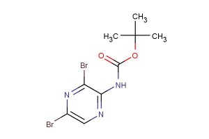 tert-butyl (3,5-dibromopyrazin-2-yl)carbamate