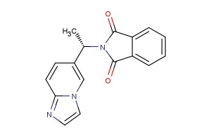 (S)-2-(1-(imidazo[1,2-a]pyridin-6-yl)ethyl)isoindoline-1,3-dione