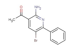 1-(2-amino-5-bromo-6-phenylpyridin-3-yl)ethanone