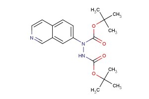 di-tert-butyl 1-(isoquinolin-7-yl)hydrazine-1,2-dicarboxylate
