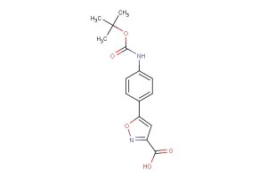 5-(4-((tert-butoxycarbonyl)amino)phenyl)isoxazole-3-carboxylic acid