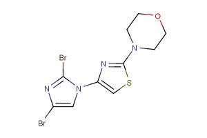 4-(4-(2,4-dibromo-1H-imidazol-1-yl)thiazol-2-yl)morpholine