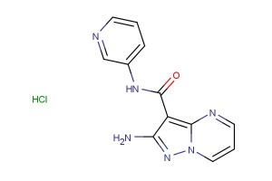 2-amino-N-(pyridin-3-yl)pyrazolo[1,5-a]pyrimidine-3-carboxamide hydrochloride