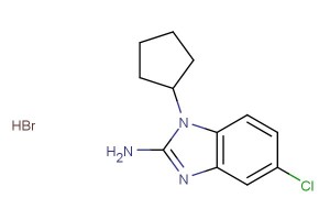 5-chloro-1-cyclopentyl-1H-benzo[d]imidazol-2-amine hydrobromide