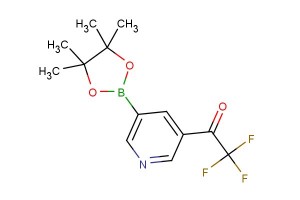 2,2,2-trifluoro-1-(5-(4,4,5,5-tetramethyl-1,3,2-dioxaborolan-2-yl)pyridin-3-yl)ethan-1-one